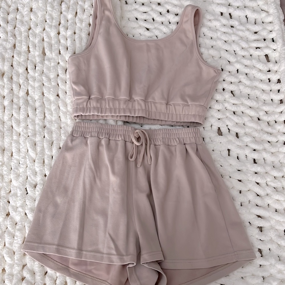 Beige 2 Piece Set